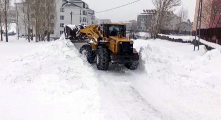 Karlıova’da karla mücadele G3