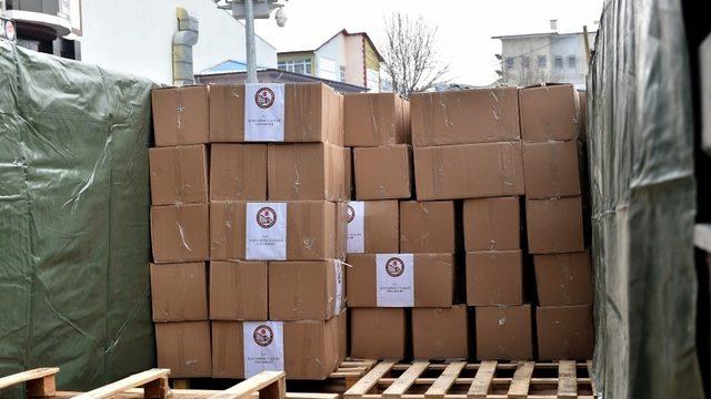 Kastamonu Belediyesinden deprem bölgesine yardım