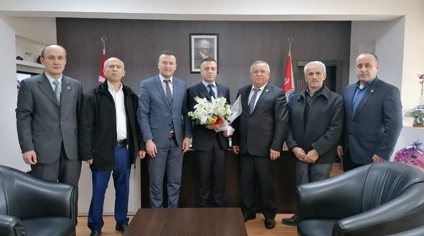 Başol emniyet müdürü Çelik’e başarılar diledi