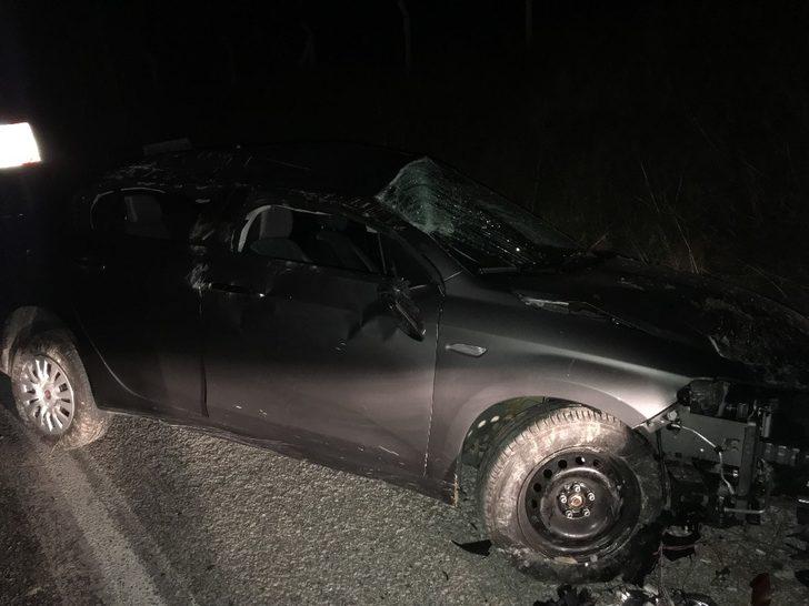 Kontrolden çıkan otomobil defalarca takla attı; 1 yaralı G2