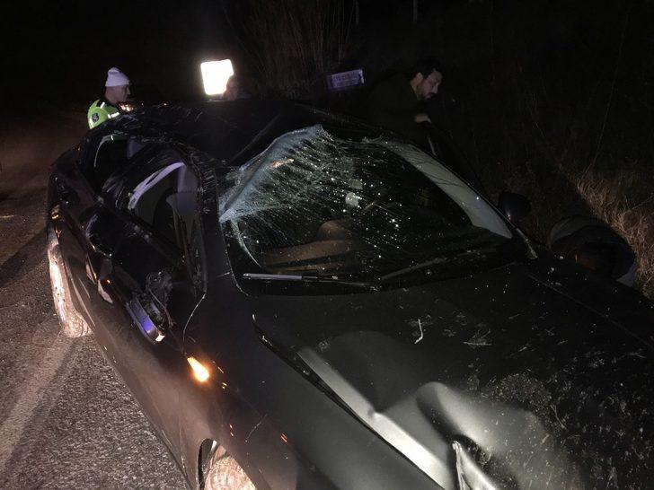 Kontrolden çıkan otomobil defalarca takla attı; 1 yaralı G5