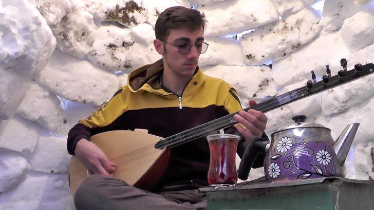 Sadece 2 günde kardan ev yaptı! G2