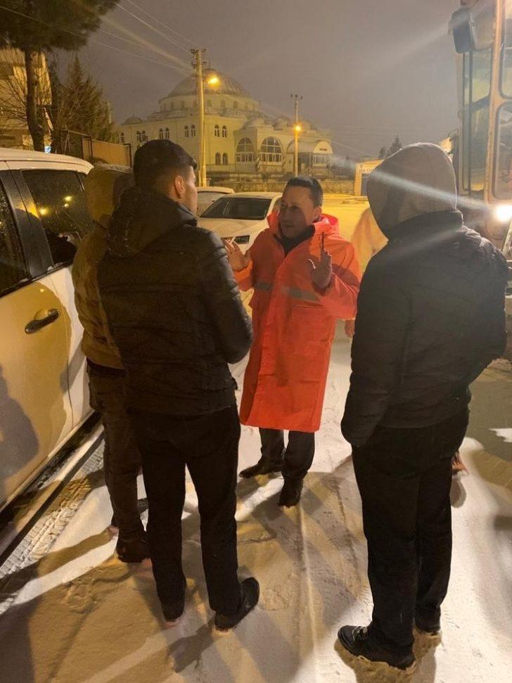 Başkan Beyoğlu kar temizleme çalışmalarında G2