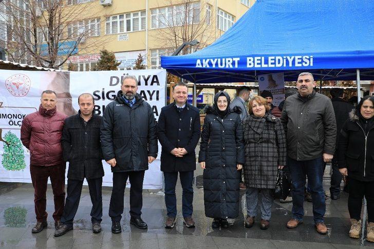 Akyurt’ta sigarayı bırakmada ilk adım G1