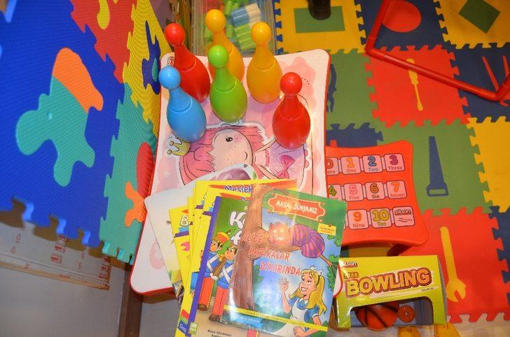 Aile İçi Şiddetle Mücadele Bürosunda, çocuklar için mini oyun parkı kuruldu G4