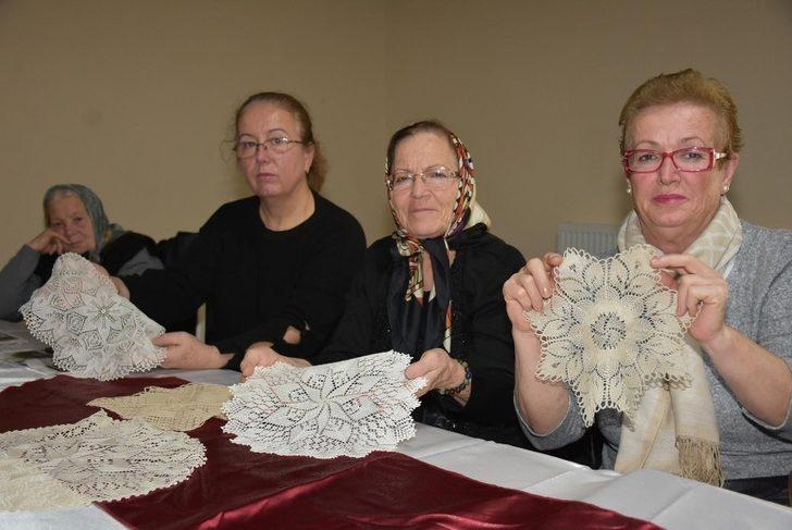 Girit danteli Şehzadeler’de yaşatılıyor G5