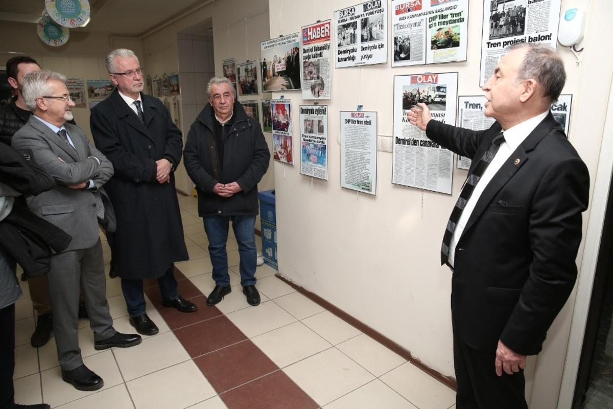 Demirel&rsquo;in 23 yıllık demiryolu m&uuml;cadelesi bu sergide