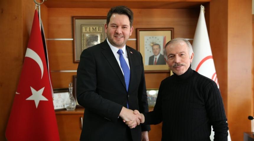 Kardeş şehrin başkanından Başkan Aydıner&rsquo;e ziyaret