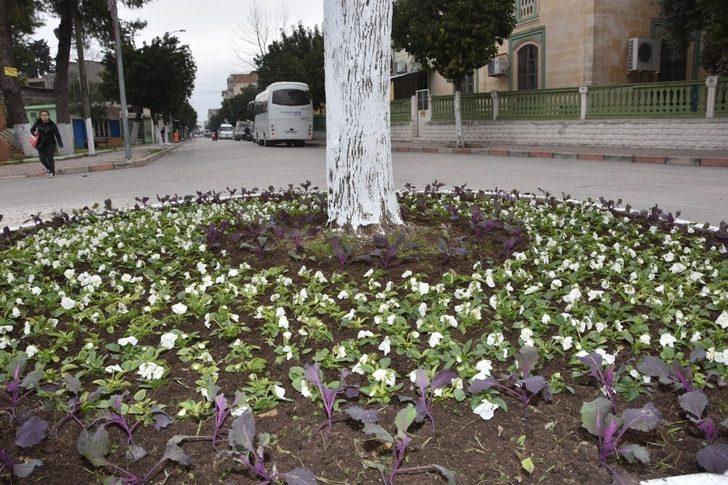 Ürettikleri çiçeklerle Ceyhan’ı süslüyorlar G3