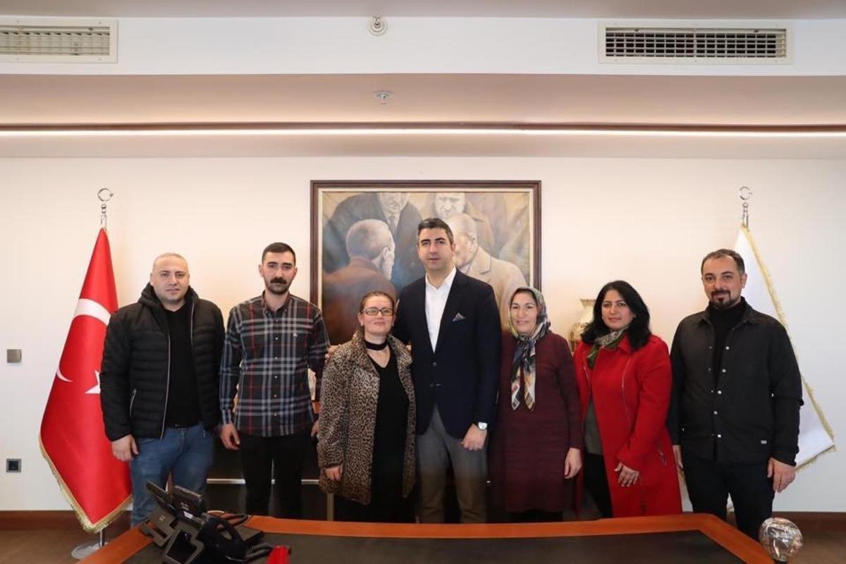 Dernek başkanları ve y&ouml;neticilerinden Başkan G&ouml;khan Y&uuml;ksel&rsquo;e ziyaret