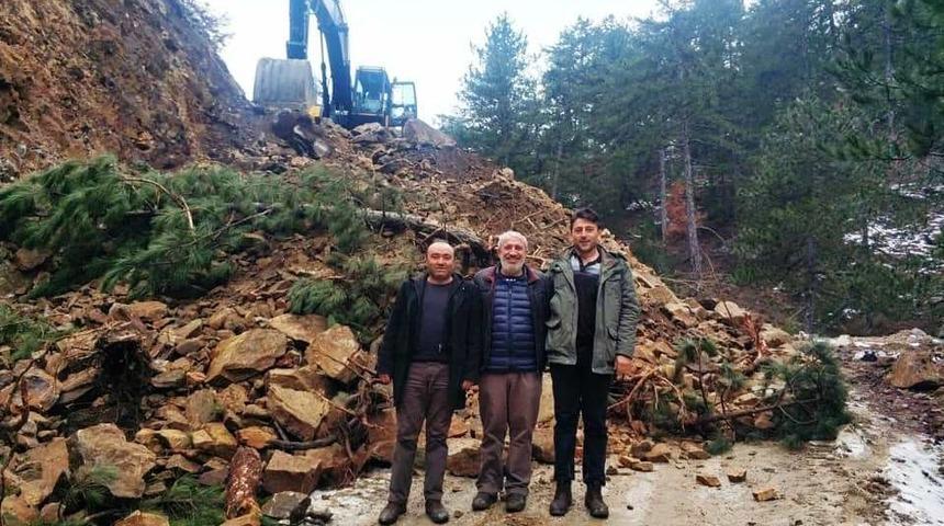 Hisarcık&rsquo;ta yol genişletme ve d&uuml;zenleme &ccedil;alışmaları