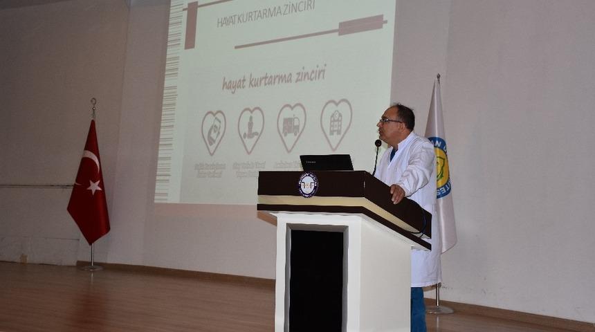 HRÜ’de ilk yardım eğitimi verildi