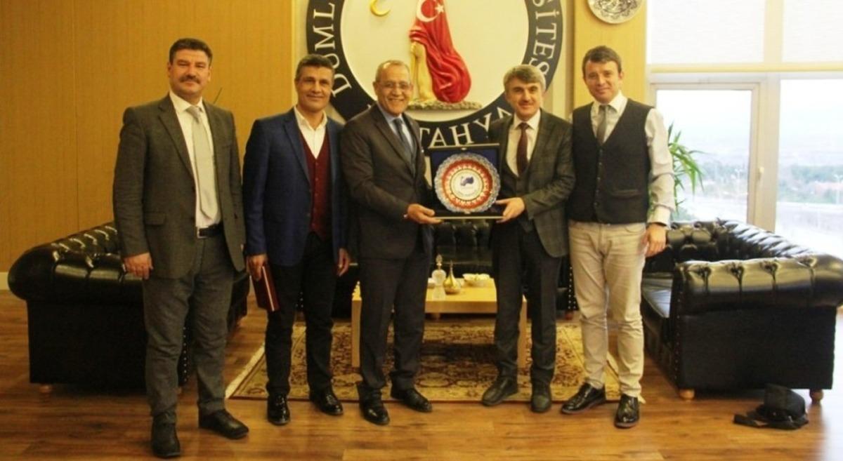 TFFHGD Başkanı Arıcı&rsquo;dan Rekt&ouml;r Uysal&rsquo;a ziyaret