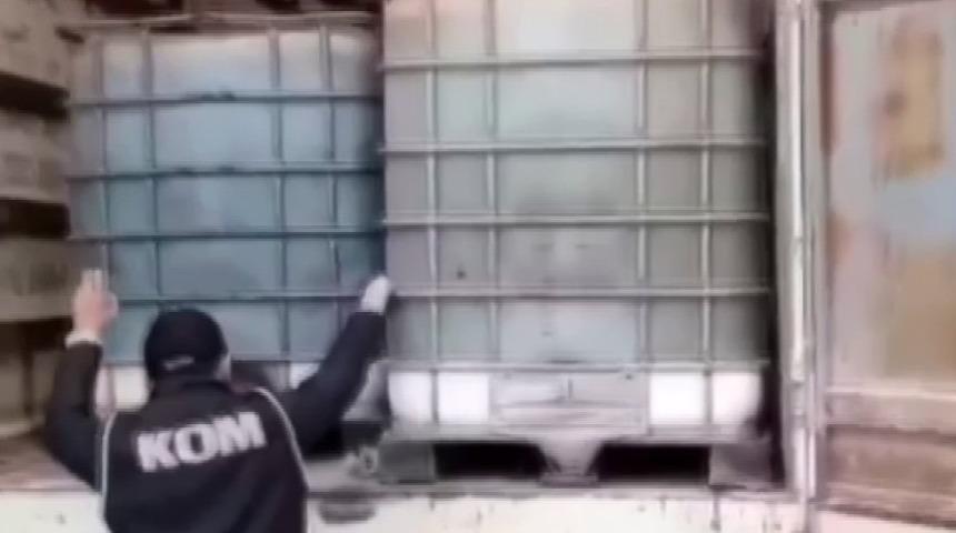 Gaziantep&rsquo;te 20 bin 500 litre ka&ccedil;ak akaryakıt ele ge&ccedil;irildi