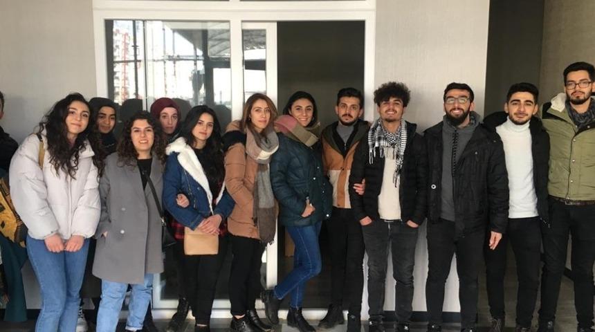 DÜ mimarlık öğrencileri inşaat şantiyesine teknik gezi düzenledi