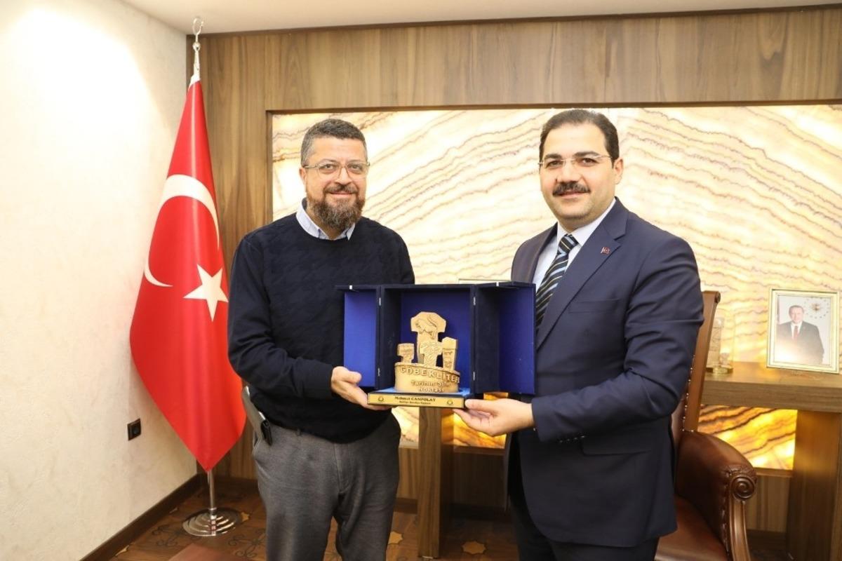 Canpolat ile UNDP heyeti b&uuml;y&uuml;k projeyi g&ouml;r&uuml;şt&uuml;