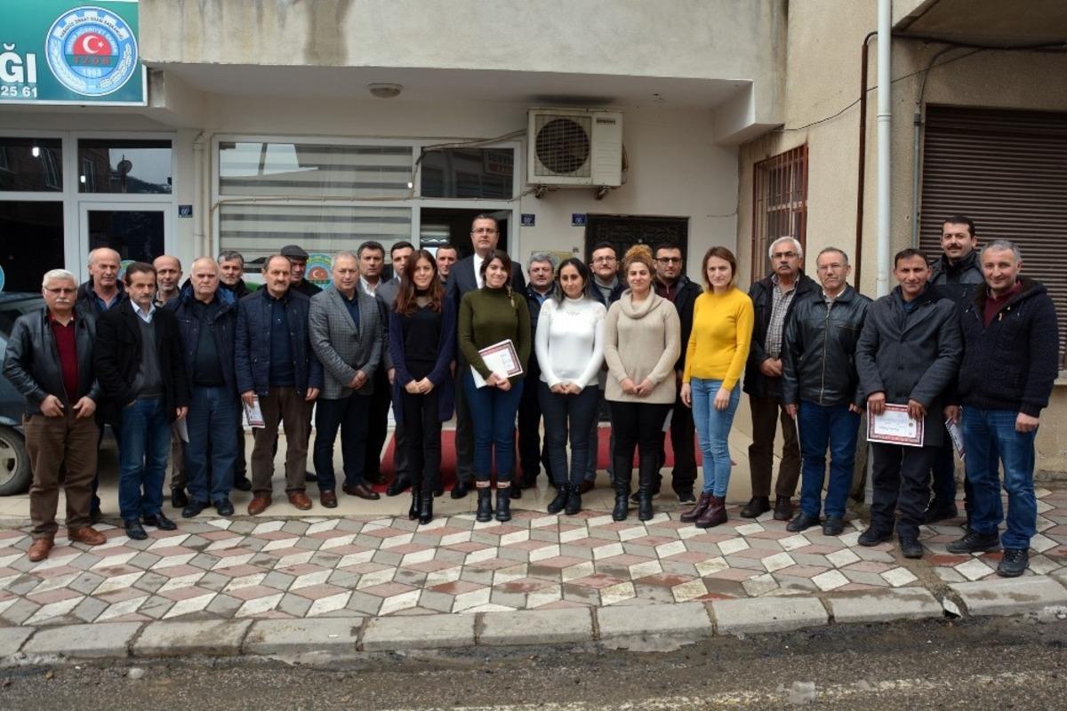 Dereceye giren &ccedil;ift&ccedil;ilerin &ouml;d&uuml;lleri verildi