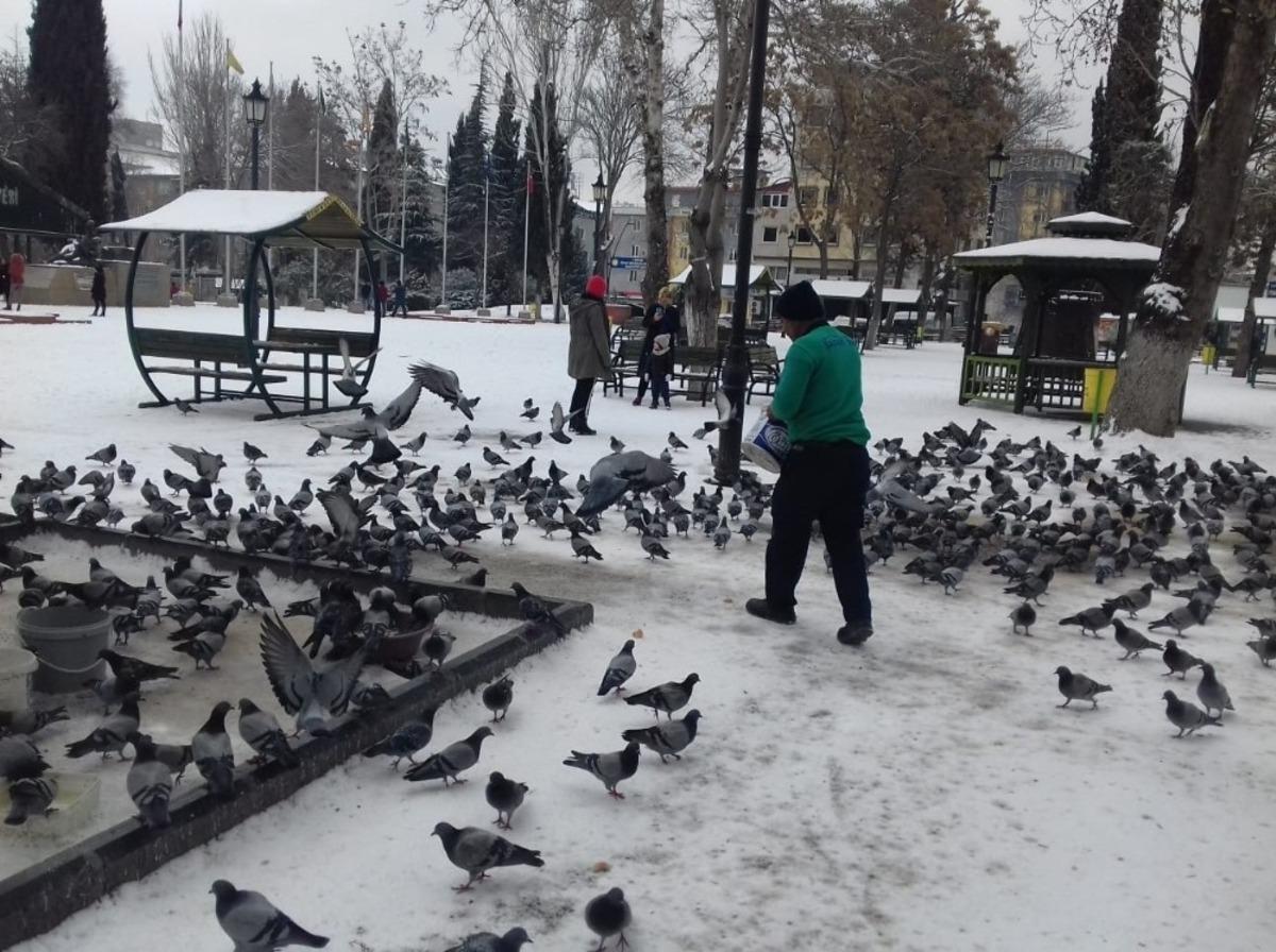 Gaziantep&rsquo;te sokak hayvanlarını unutulmadı