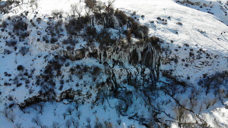 Girlevik Şelalesi tamamen dondu G4