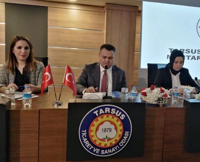 Tarsus‘ta muhtarlara bilgilendirme toplantısı