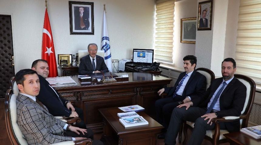 Rektör Uzun’a gerçekleştirilen ziyaretlerde bölgesel kalkınma konuşuldu
