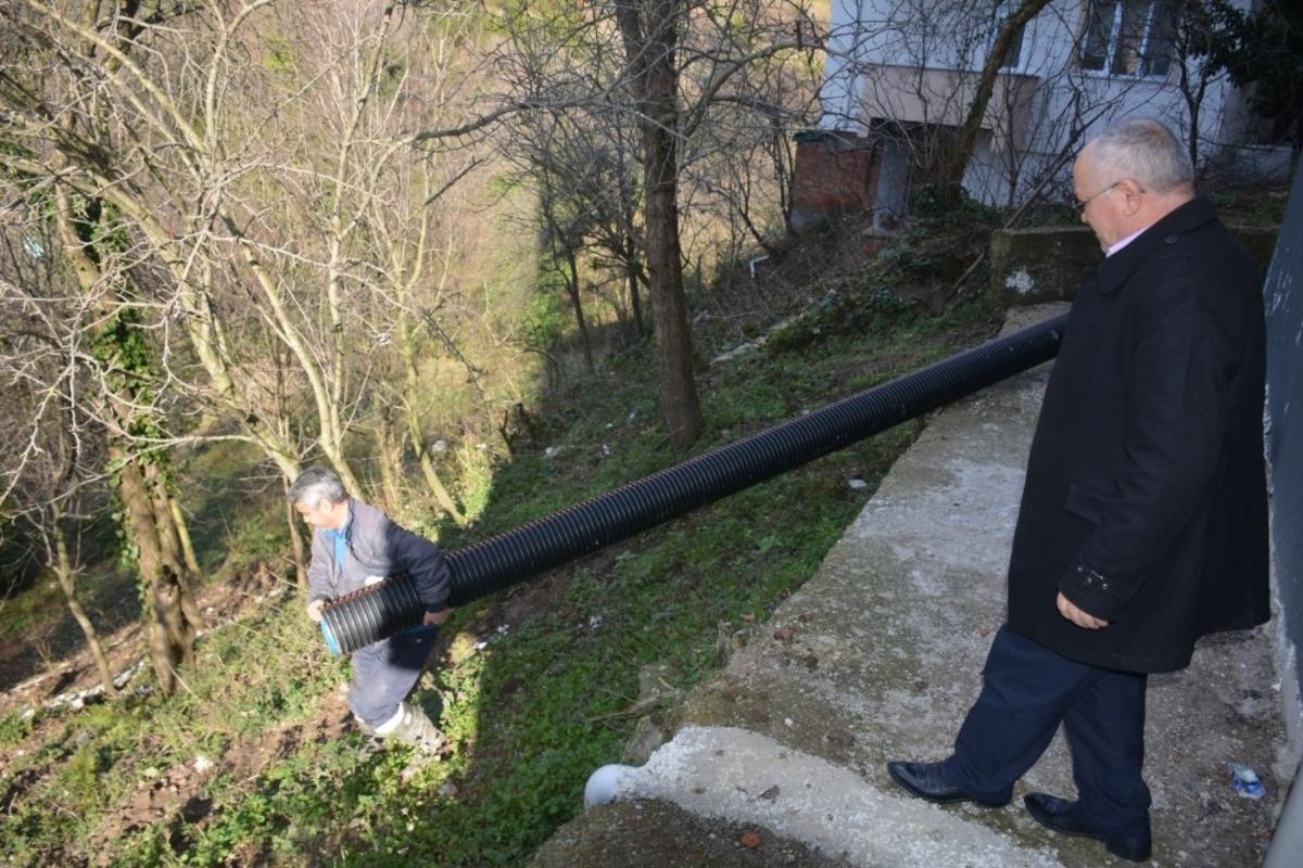 G&uuml;ldere Mahallesi&rsquo;nde kanalizasyon sorunu &ccedil;&ouml;z&uuml;ld&uuml;