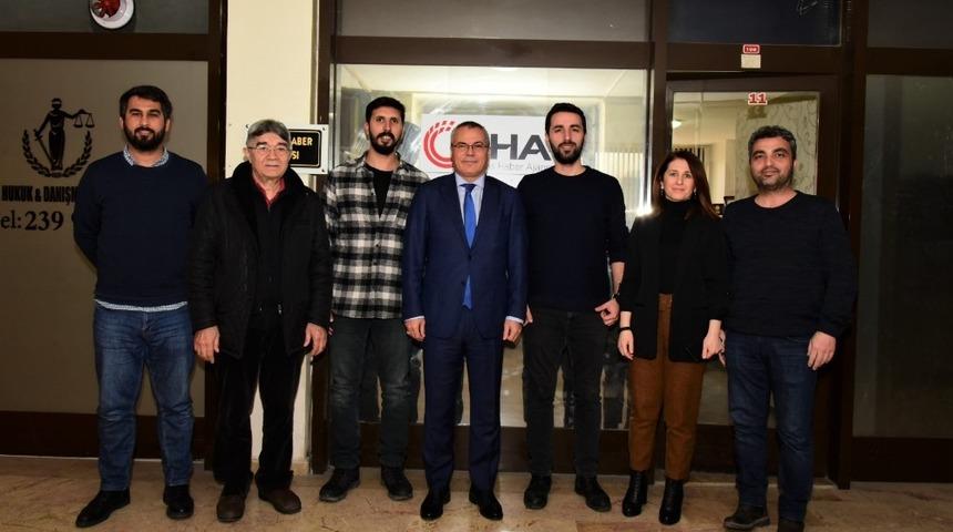 Vali Deniz&rsquo;den İHA&rsquo;ya ziyaret