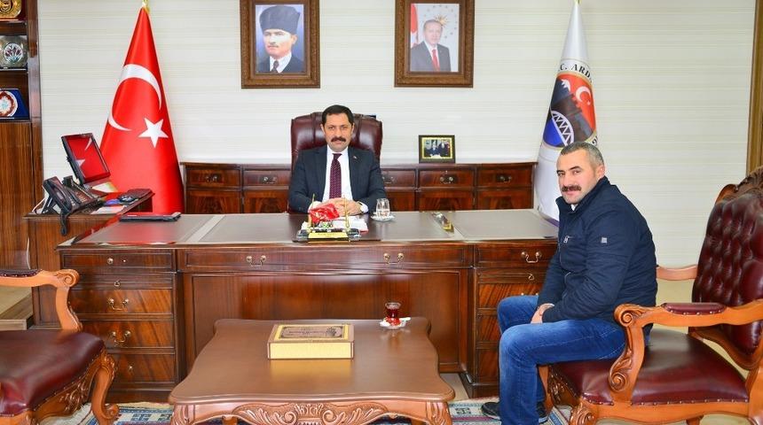 Uzunkaya&rsquo;dan Vali Masatlı&rsquo;ya teşekk&uuml;r ziyareti