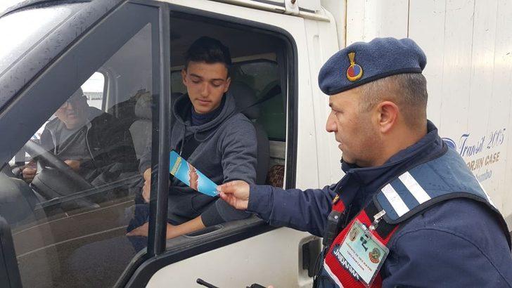 Jandarmadan trafik denetimi G2