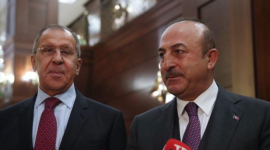Bakan Çavuşoğlu, Rus mevkidaşı Lavrov ile görüştü