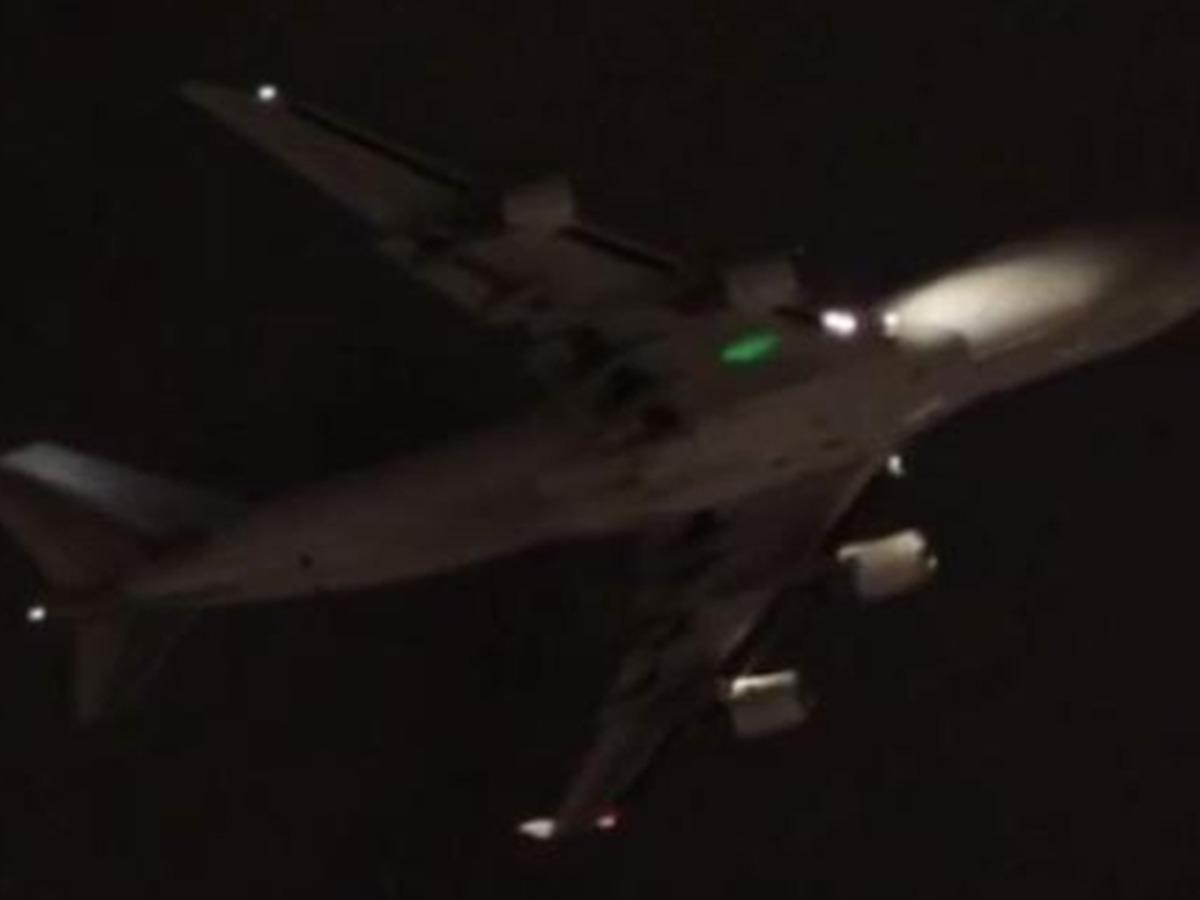 İstanbul semalarında dev Jumbo u&ccedil;ağına lazerli taciz!