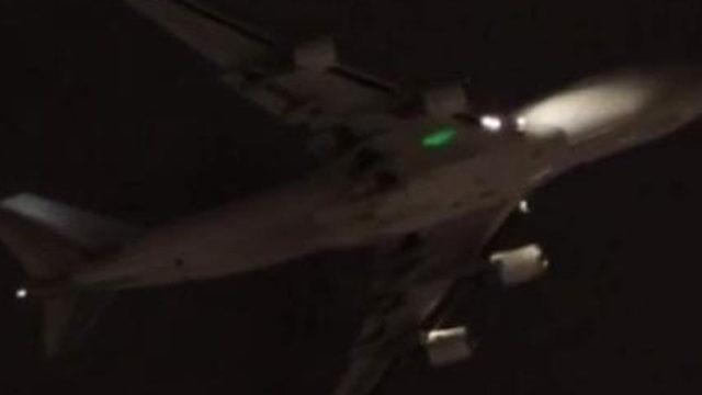 İstanbul semalarında dev Jumbo uçağına lazerli taciz!