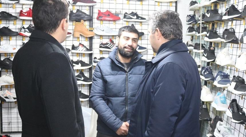 AK Parti İl Başkanı Altınsoy esnafı ziyaret etti