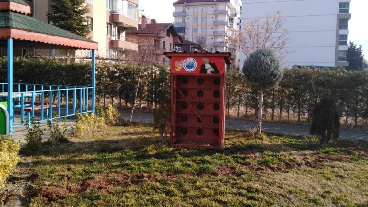 Yahşihan&rsquo;da kedi sığınma evleri konuşlandırıldı