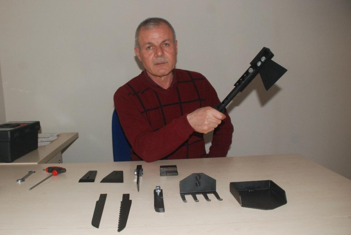 Emekli oldu, hayalindeki el aletini yapmak i&ccedil;in 100 bin lira harcadı