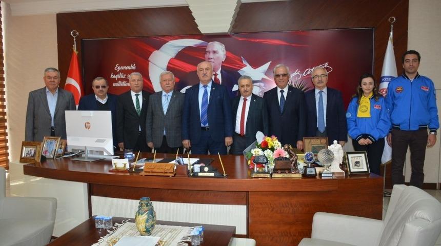 Başkan Vekili Ak&ccedil;akaya THK y&ouml;netimini ağırladı