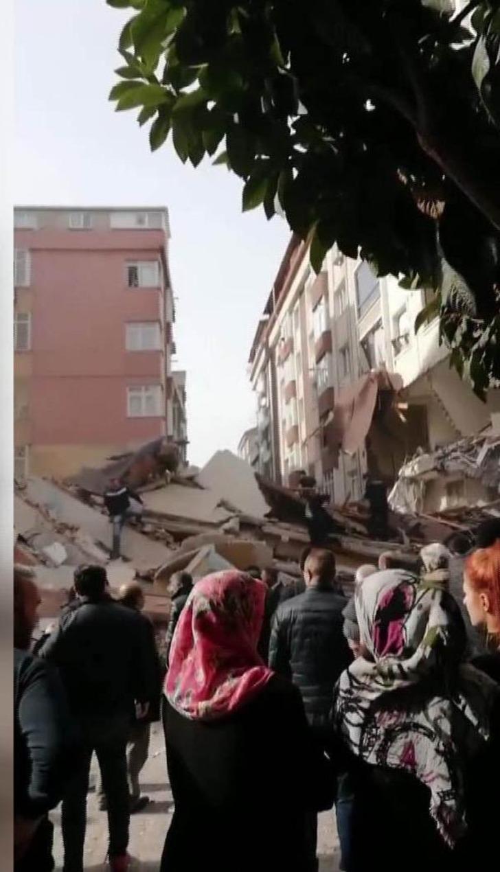 Son dakika: Bahçelievler'de bina çöktü G3