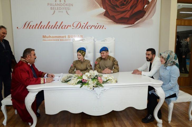 Askeri üniformayı giydiler, mutluluğa ‘evet’ dediler G3