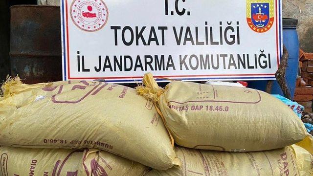 Tokat’ta sahte gübre satışına Jandarma engeli