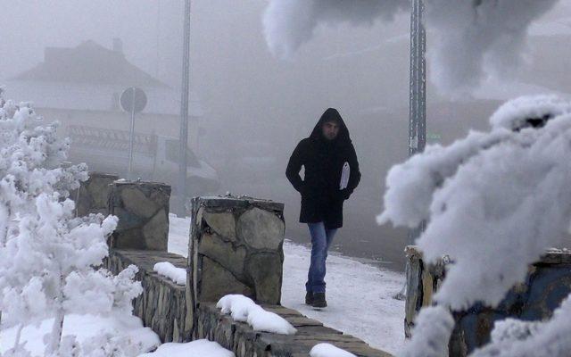 Doğu buz kesti: Göle eksi 28’i gördü