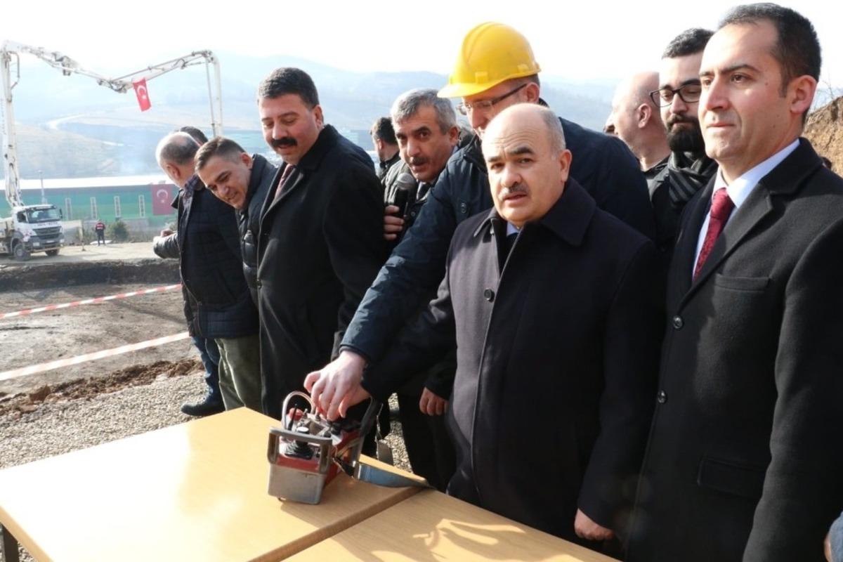 G&uuml;m&uuml;şova OSB, cami inşaatının temeli atıldı