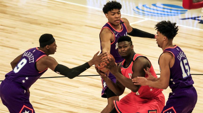 NBA All-Star'da Yükselen Yıldızlar maçının galibi ABD karması