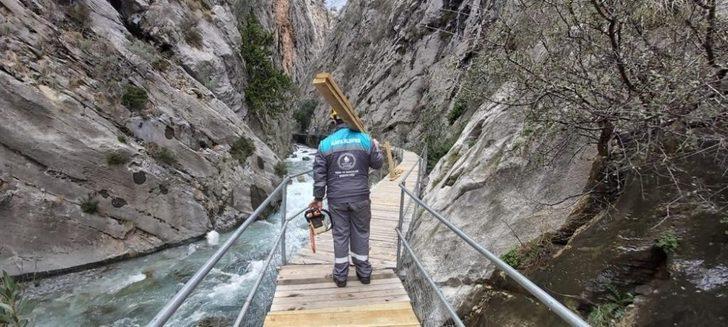 Sapadere Kanyonunda bakım G2