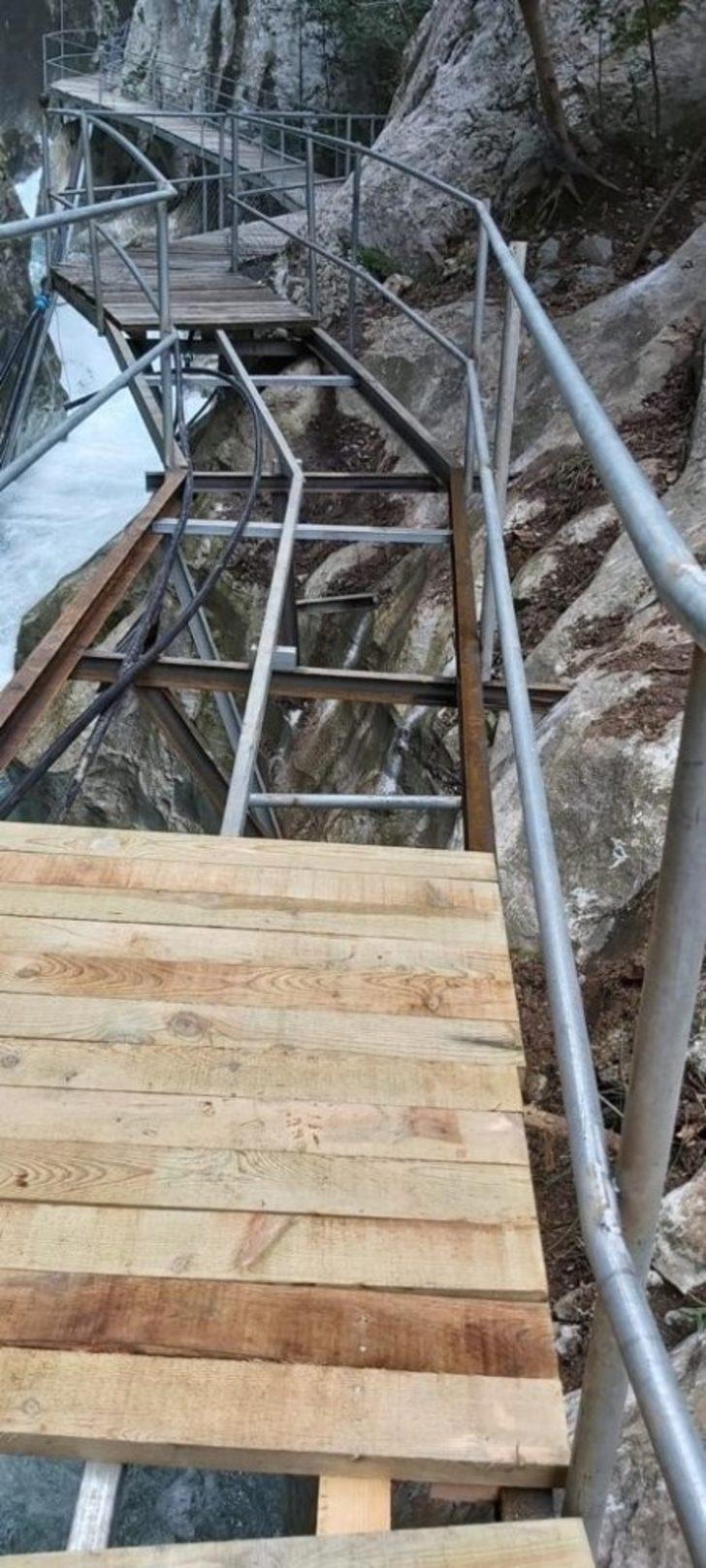 Sapadere Kanyonunda bakım G4