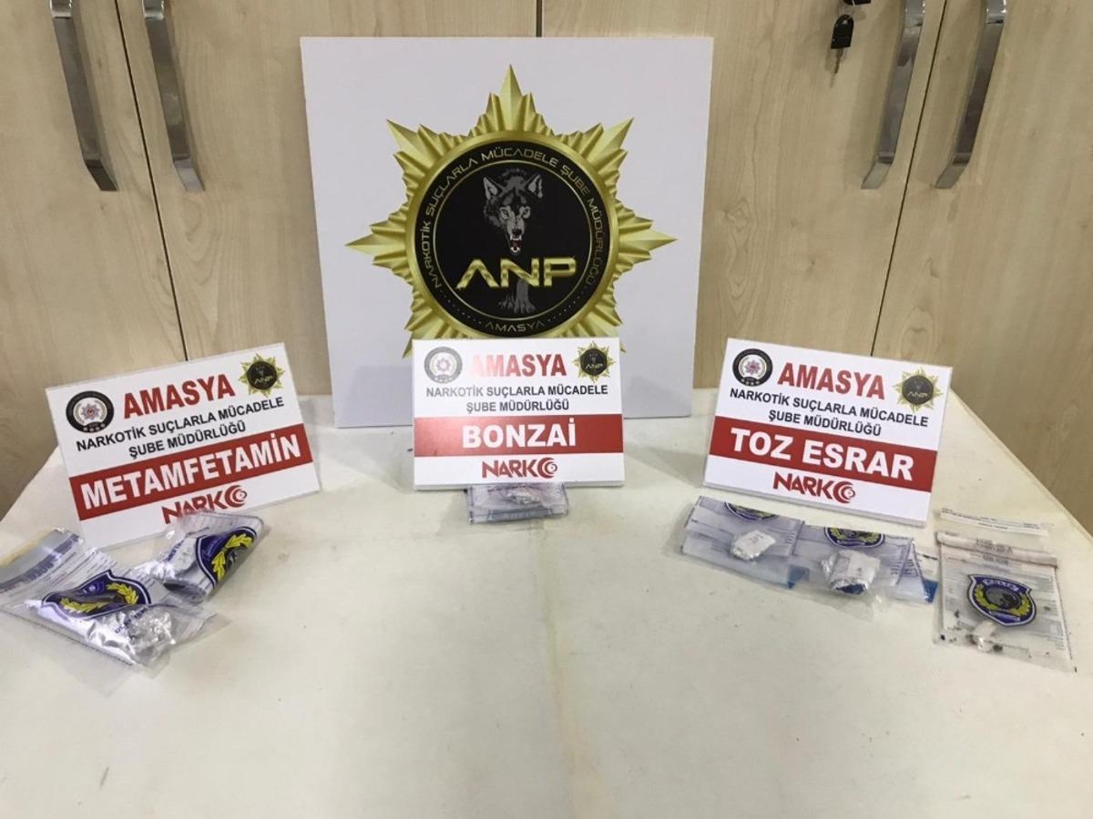 Amasya&rsquo;da uyuşturucu operasyonu