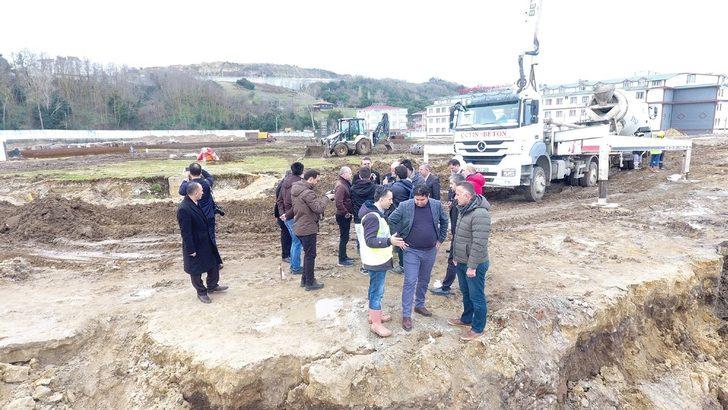 Mehmet Baykan ve Nazım Maviş statta incelemelerde bulundu G2
