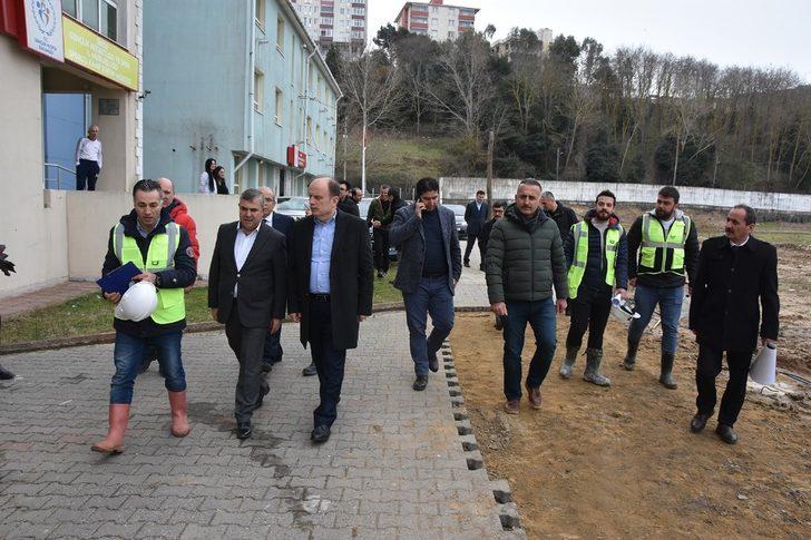 Mehmet Baykan ve Nazım Maviş statta incelemelerde bulundu G4