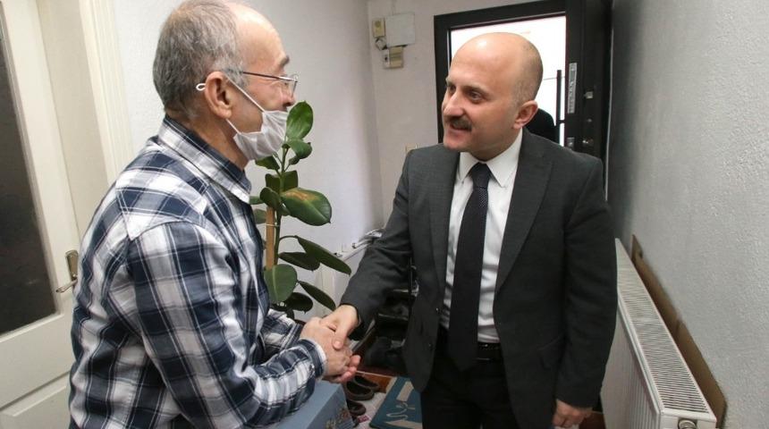 Vali Varol, Kıbrıs Gazisi Sucu’yu ziyaret etti