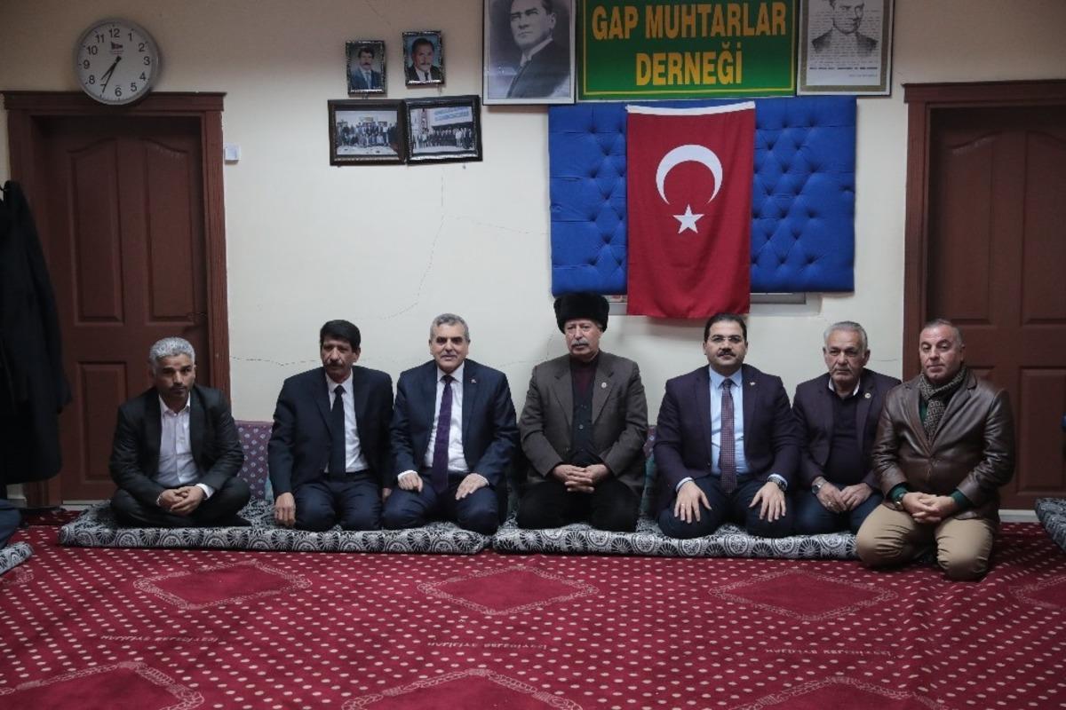 Beyazg&uuml;l, muhtarın taleplerini dinledi