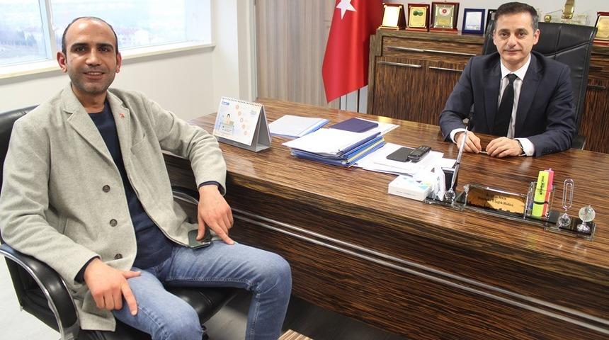 Aldudak&rsquo;tan İl Sağlık M&uuml;d&uuml;r&uuml; Tekin&rsquo;e ziyaret